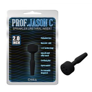 CN 4567 Плаг-разбрызгиватель в уретру Prof Jason черный ― FormulaSexa - VibeDoctor Оптовые заказы