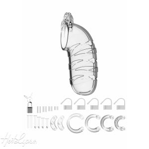 EP 90779 Пояс верности ManCage 06 прозрачный с замком ― FormulaSexa - VibeDoctor Оптовые заказы
