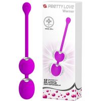 LB 1119 Шарики вагинальные Pretty Love USB Werner 12 функций