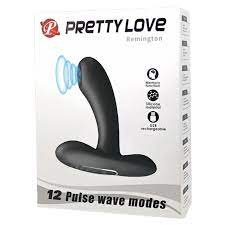 LB 33404 Массажер простаты Pretty Love Remington с пульсацией USB 12 функций ― FormulaSexa - VibeDoctor Оптовые заказы