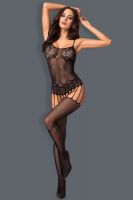 OB 2829 S/L BLACK Сетка с чулками F235
