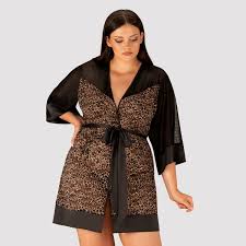 OB 5362 L/XL BROWN Пеньюар Allunes ― FormulaSexa - VibeDoctor Оптовые заказы