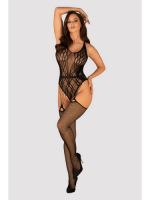 OB 6642 S/L BLACK Сетка кружевная с доступом G324