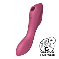 SAT 6526 Стимулятор клитора Curvy Trinity USB 12 виброрежимов