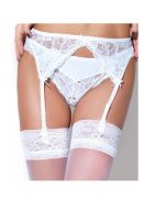 EF 6662 M WHITE Пояс для чулок J'adore