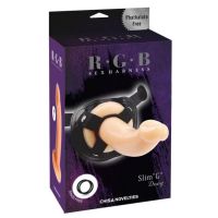 CN 8734 Страпон RGB Slim G Dong два в одном реалистик