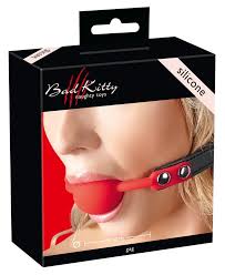 OR 2491869 Кляп Bad Kitty красный силиконовый ― FormulaSexa - VibeDoctor Оптовые заказы