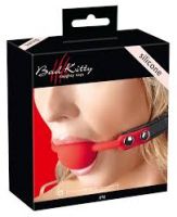 OR 2491869 Кляп Bad Kitty красный силиконовый